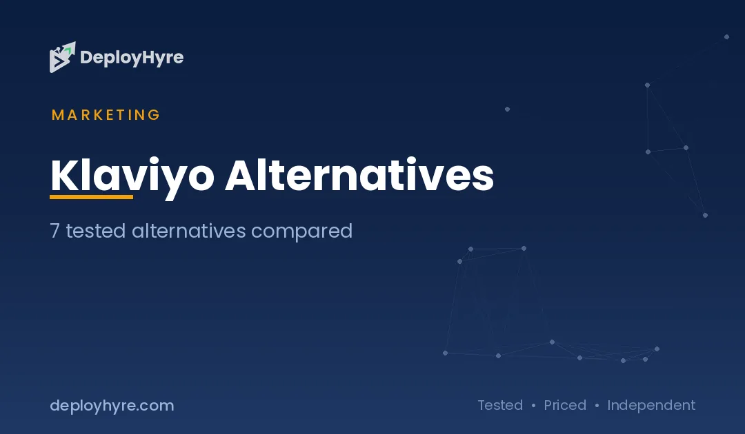 Klaviyo Alternatives: 7 Better Email Marketing Platforms Tested and Priced