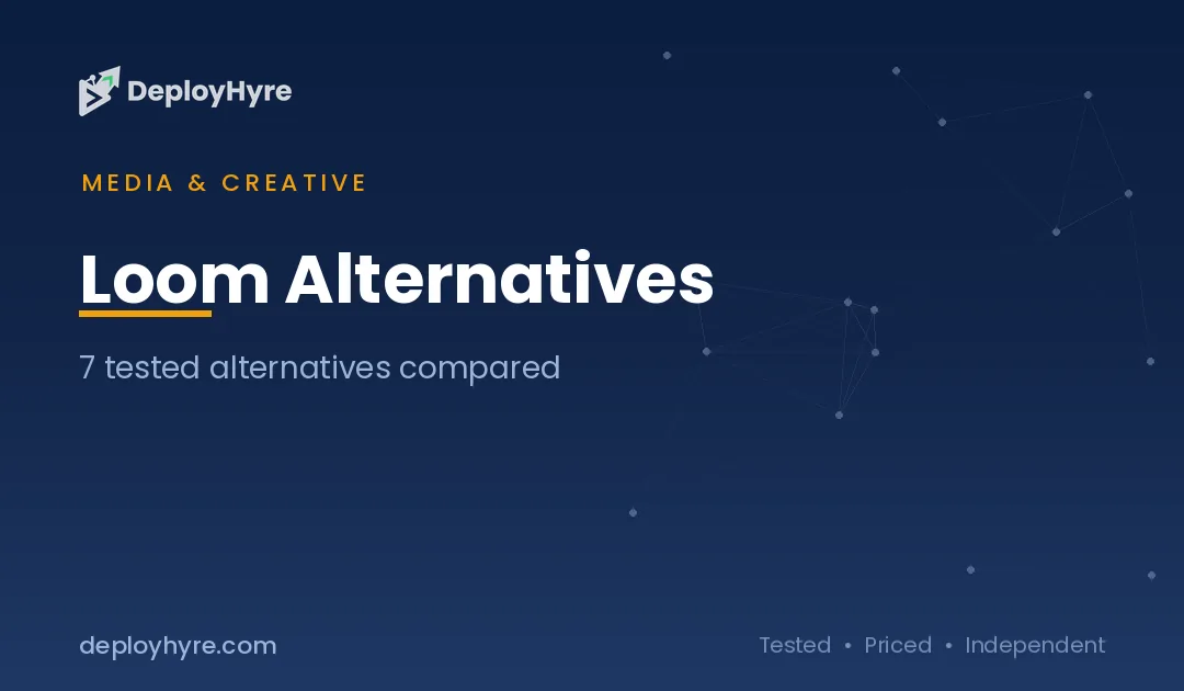Loom Alternatives: 7 Screen Recording Tools