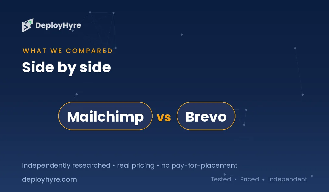 Tools Compared — Mailchimp vs Brevo tools compared mailchimp vs brevo