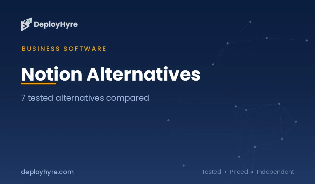 Notion Alternatives: 7 Better Workspaces