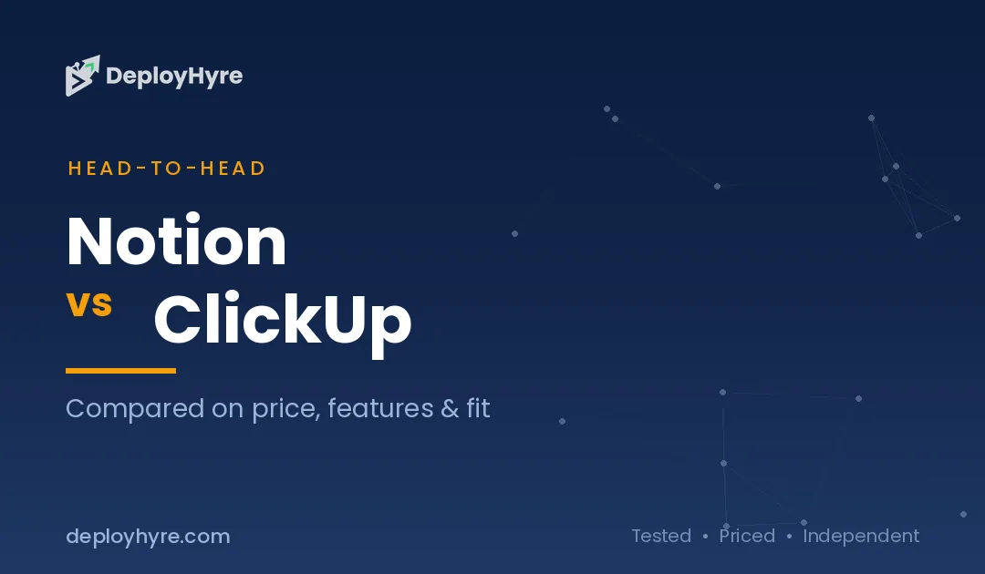 Notion vs ClickUp: Which Tool Wins?