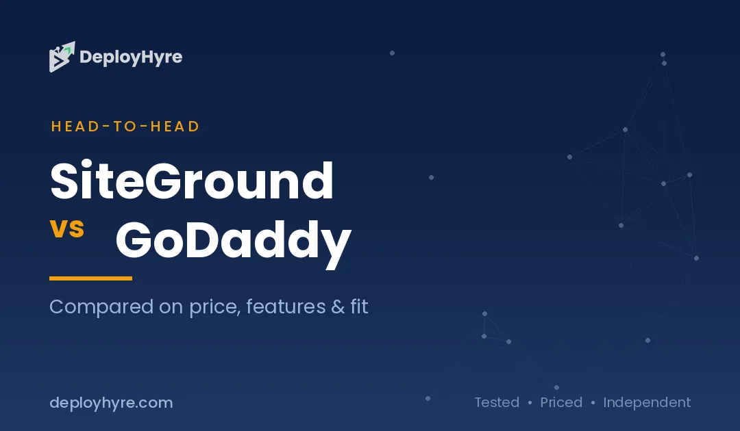 SiteGround vs GoDaddy: Which Host Wins?