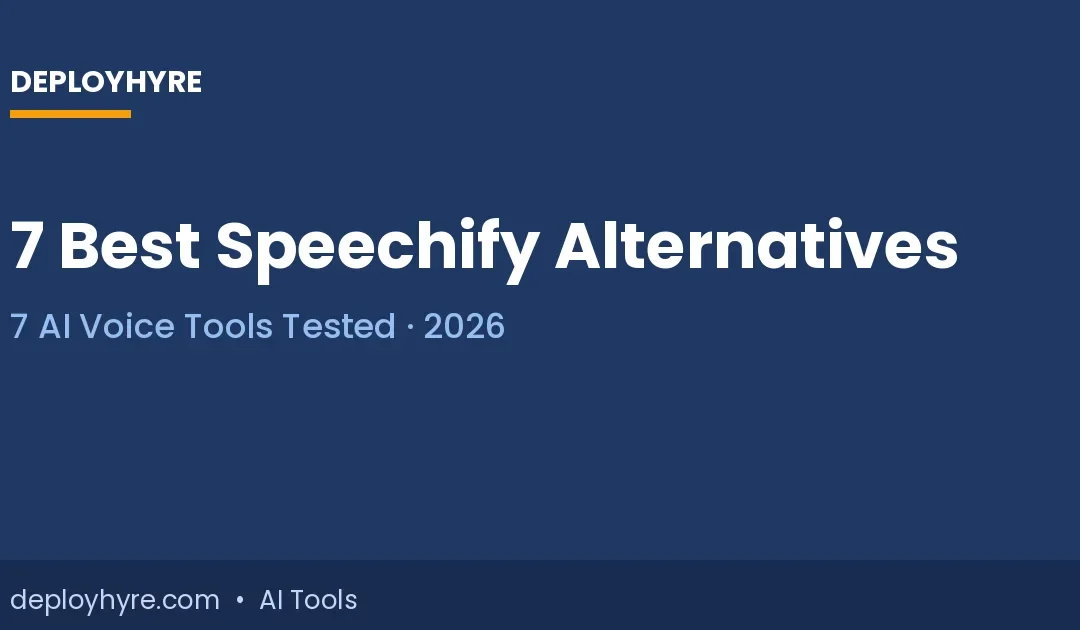 speechify alternatives