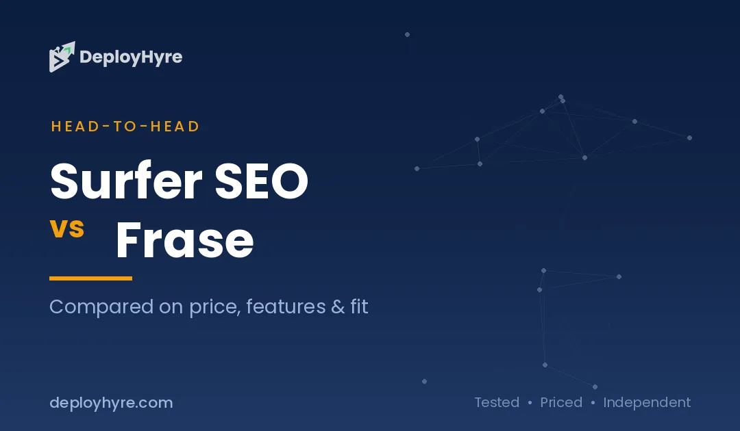 Surfer SEO vs Frase: Which SEO Tool Wins?