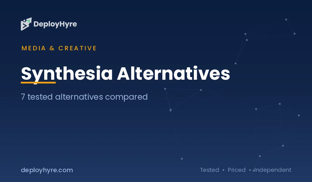 Synthesia Alternatives: 7 AI Video Tools