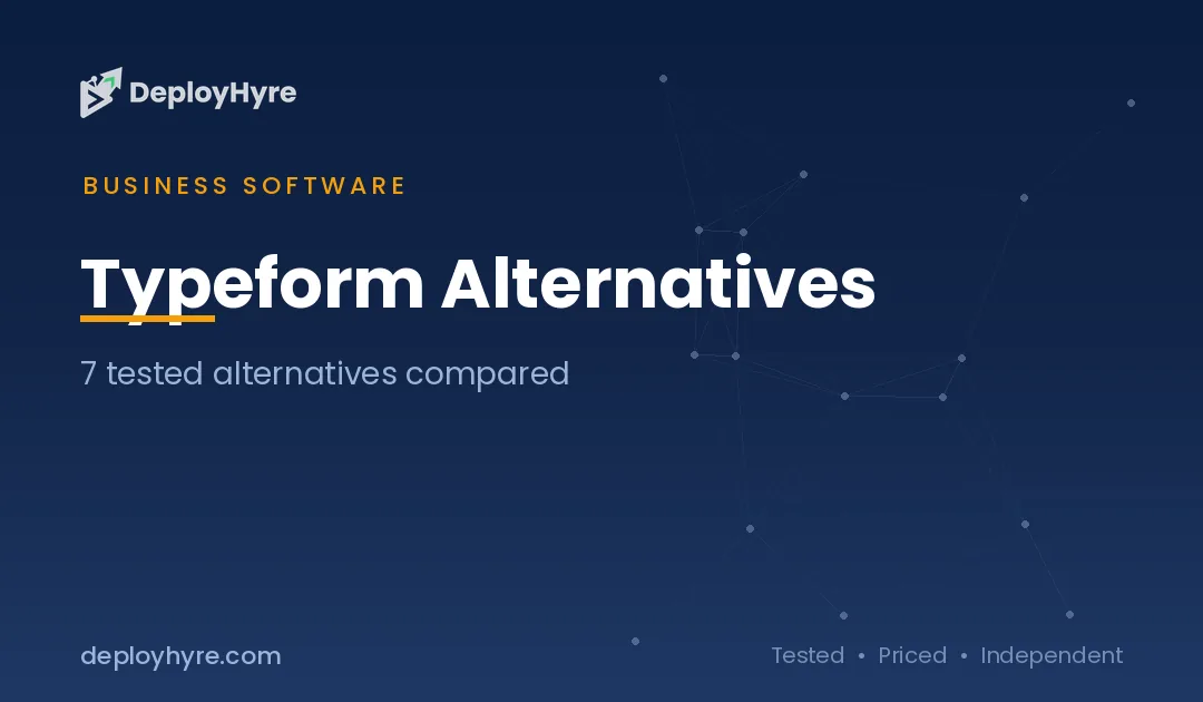 Typeform Alternatives: 7 Better Form Builders