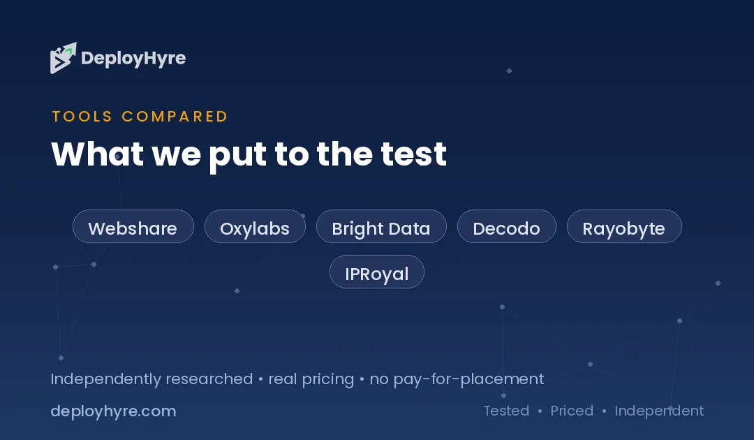 best datacenter proxies compared