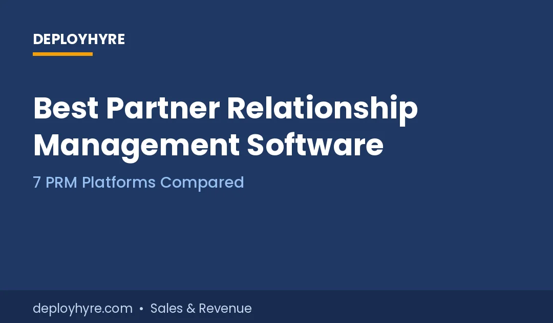 best partner relationship management software