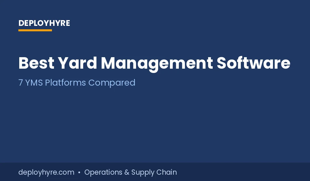 best yard management software