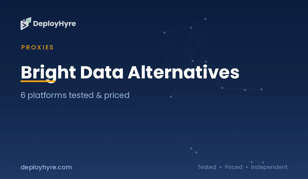 Bright Data Alternatives: 8 Proxy Providers Compared & Priced