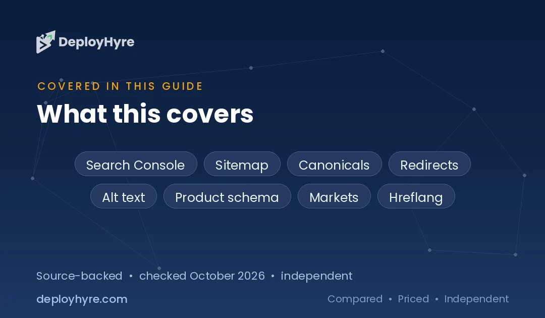 shopify seo checklist