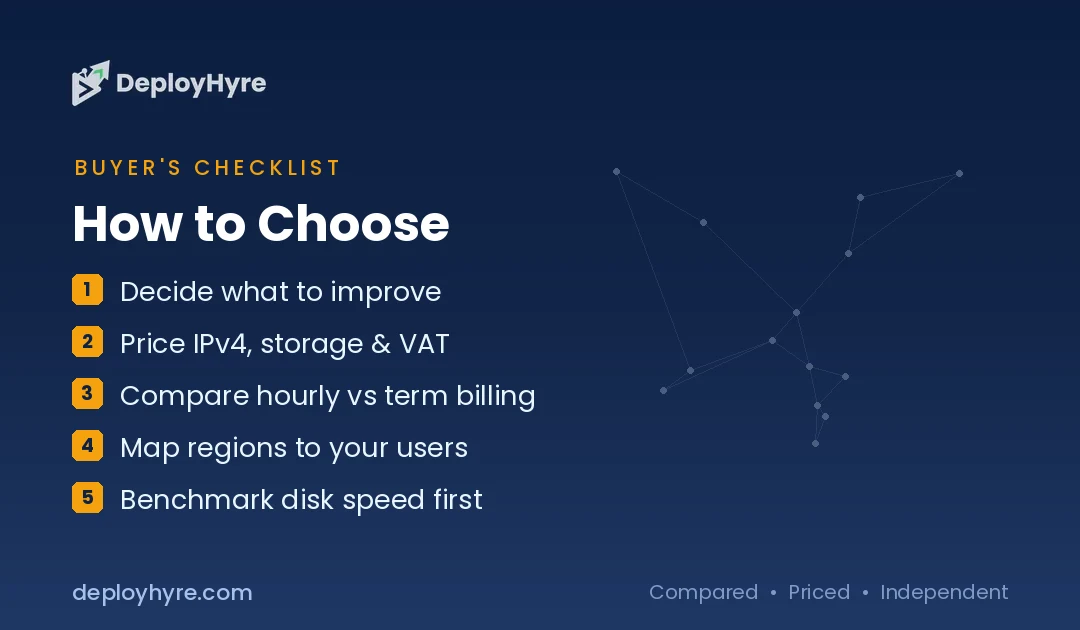 how to choose upcloud alternatives